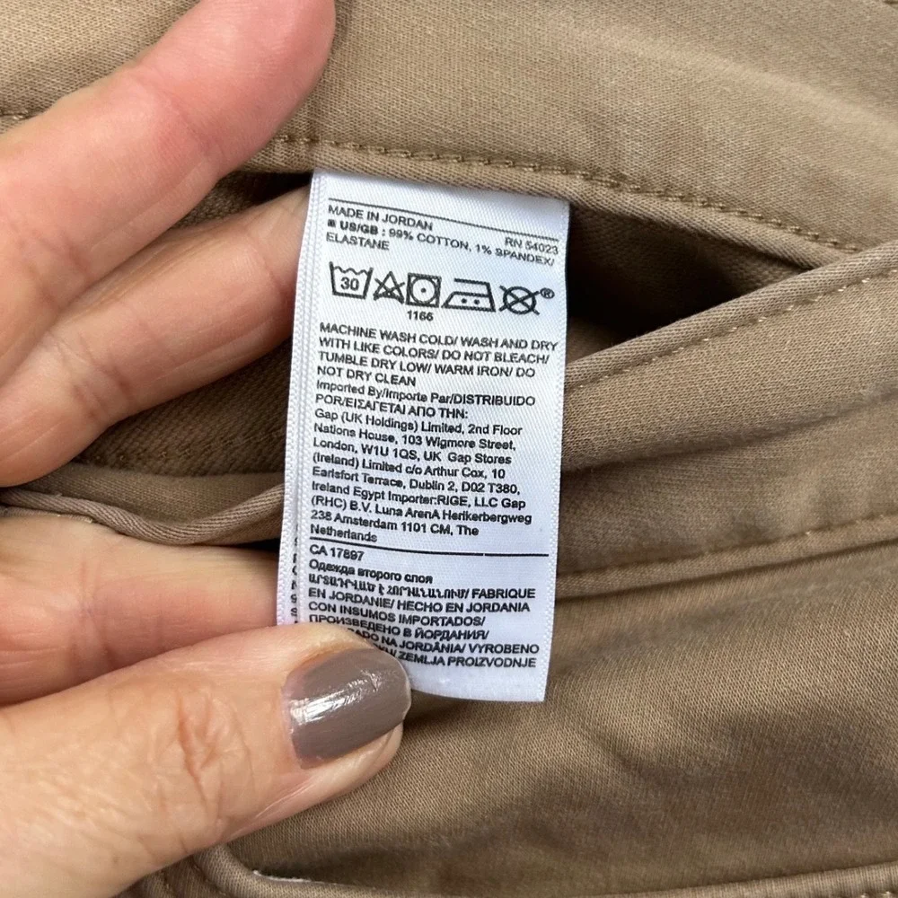 Banana Republic Traveler Pants Mens 36/30‎ Khaki Tan Slim Straight Chino Jeans